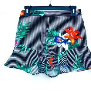 Who What Wear Tropical Print Shorts- Size 2
